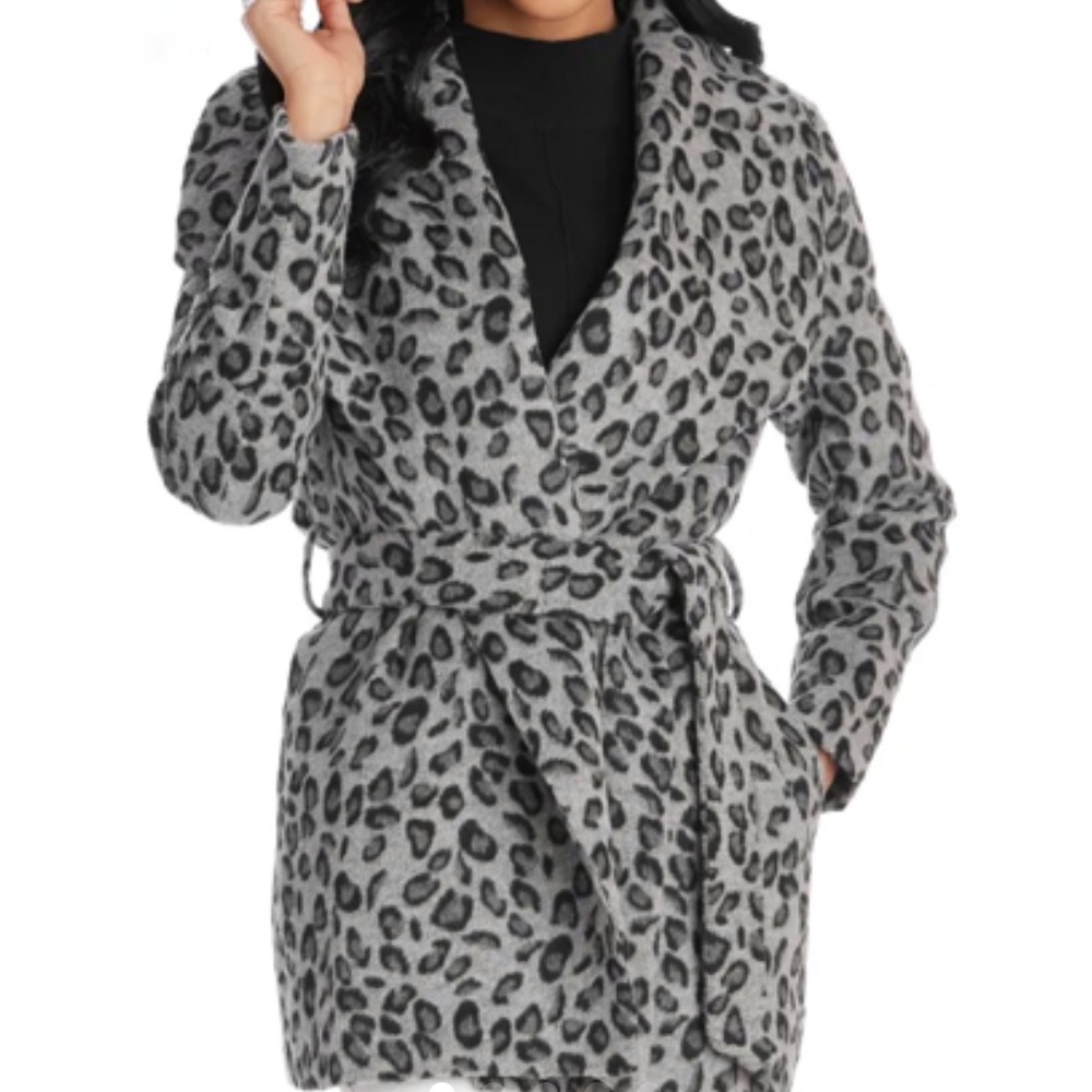 COPY - Mud Pie Leopard Print Coat